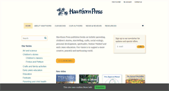 Desktop Screenshot of hawthornpress.com